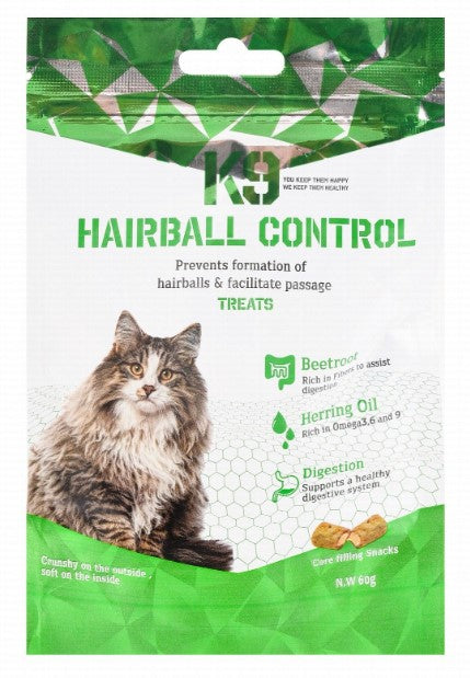 K9 Hairball Control Cat Treats 60 gr