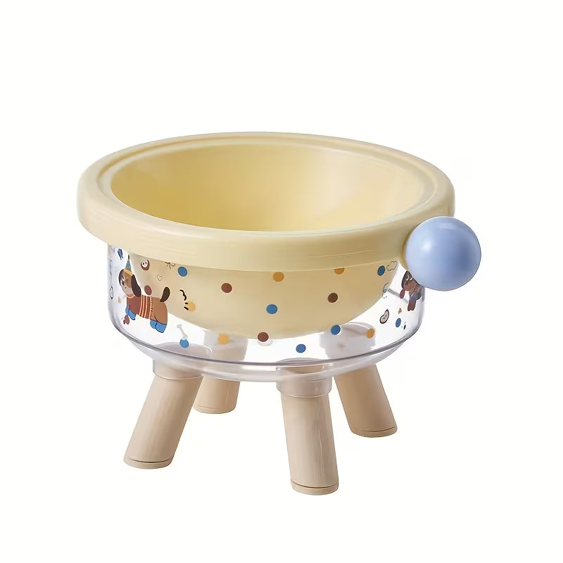 Stainless Steel Food yellow Bowl