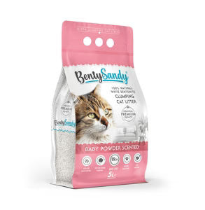 Benty Sandy Clumping Cat Litter baby powder Scent 5L