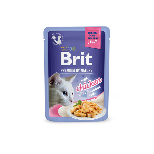 Brit wet food with chicken for cats 85g