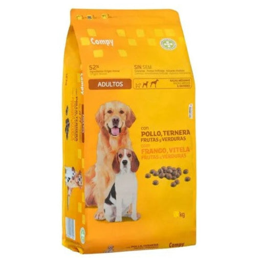 Compy Dry Food with Chicken & Cereal for Medium & Large Breed Adult Dogs 15k