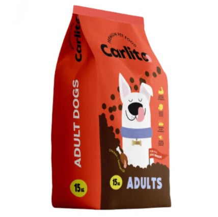 Carlito Dry Food with Chicken & Salmon Oil for Adult Dogs 15kg