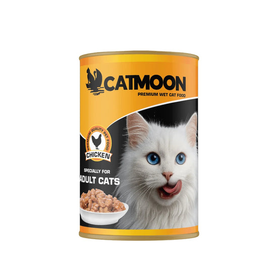 Catmoon wet food chunks with chicken for adult cat 400g