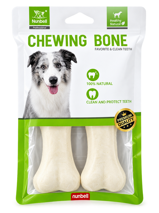 Nunbell white Bone Dog Chew Treats 2 per pack