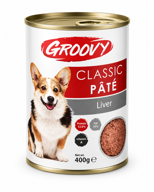Groovy Classic Dog Pate with Liver400 gr