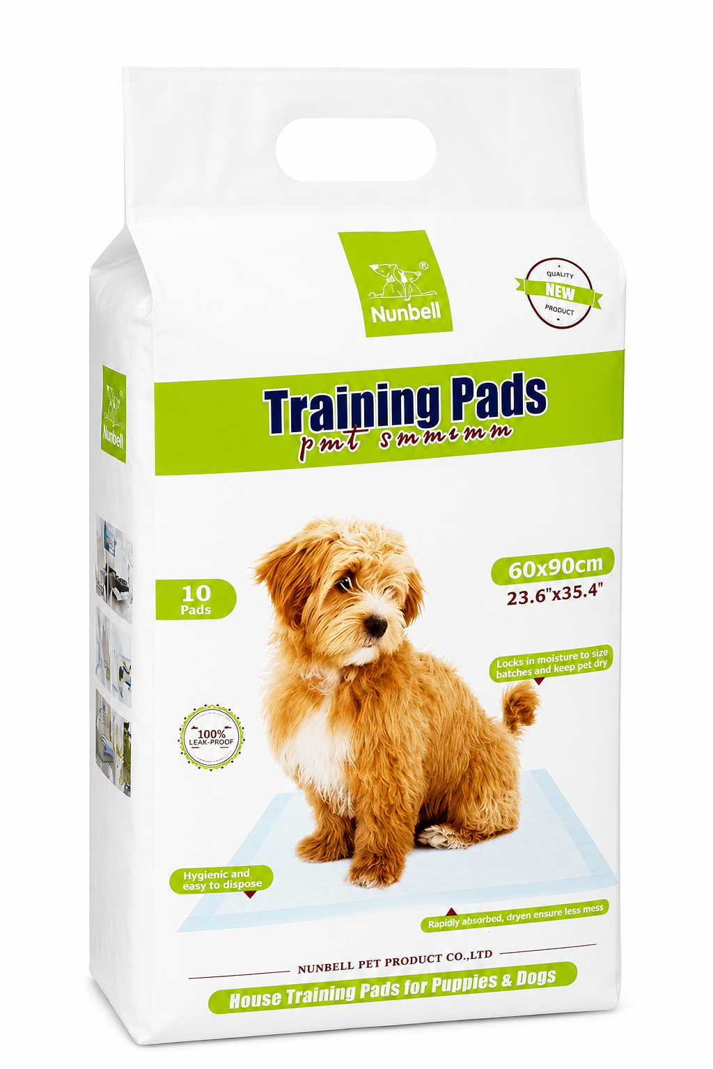 NUNBELL TRAINING PADS DOGS 10 PADS 90x45cm