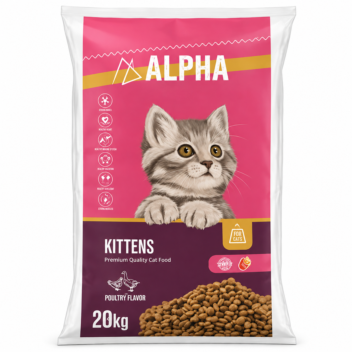 alpha dry food for kitten 20k