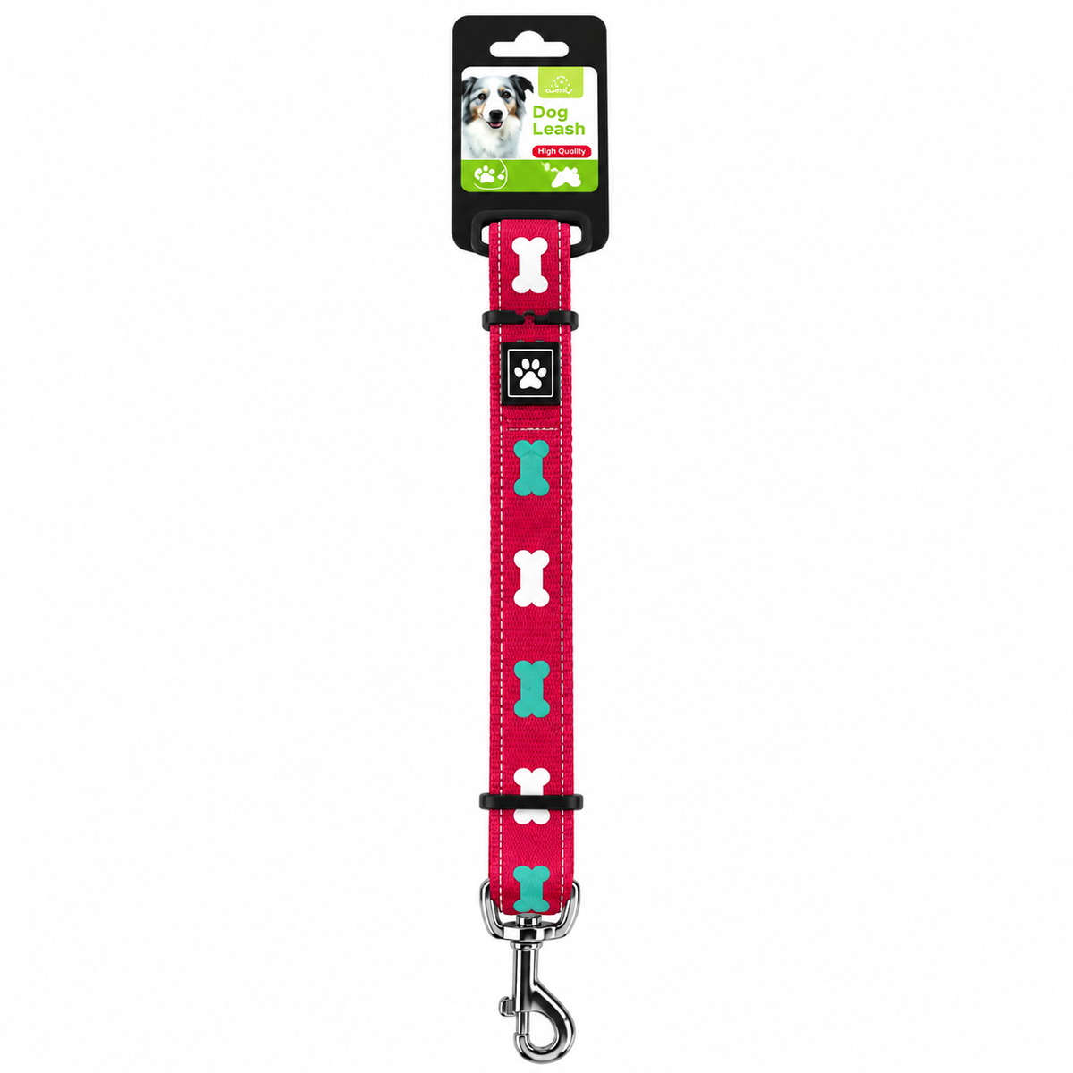 Nunbell pet leash with bow printed L-XL (25X150CM) 1pcs