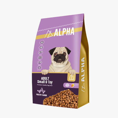 Alpha dry food for adult small dog 4kg