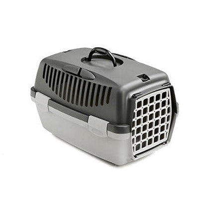 Stefanplast Gulliver 1 Black & Gray Carrier Crate