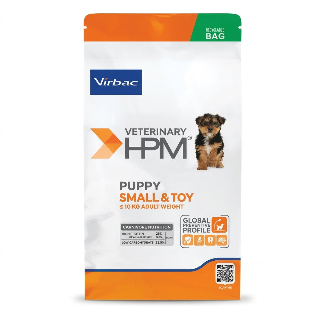 Virbac dry food small&toy for mini dogs 1.5k