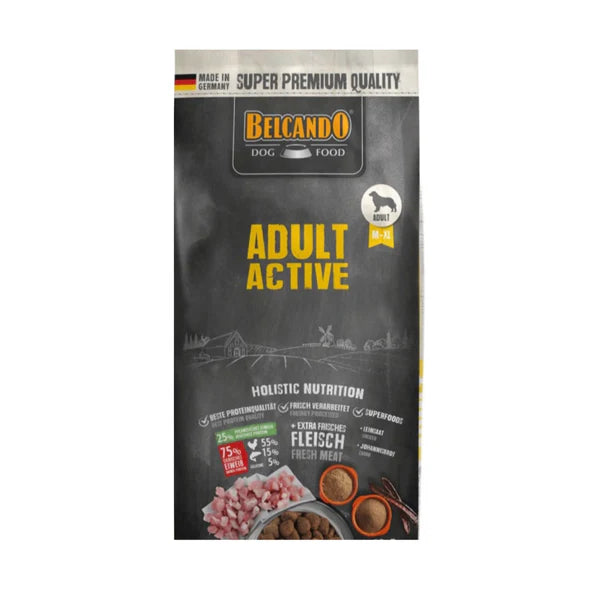 Belcando Dry Food with Poultry & Fish for Medium to XL Breed Active Adult Dogs 12.5kg