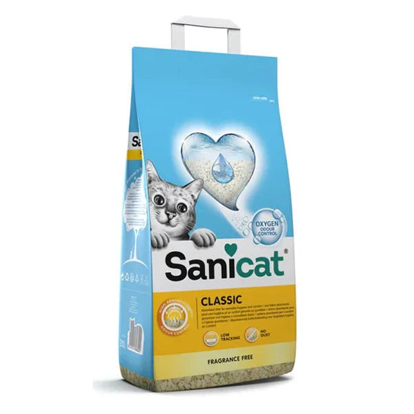 Sanicat cat litter non clumping fragrance free 10L