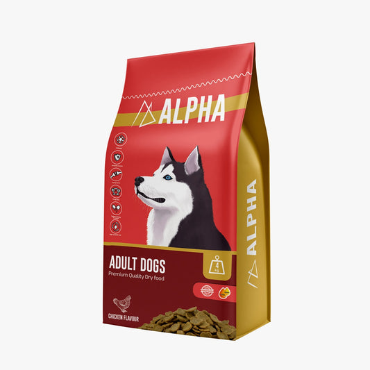 Alpha Dry Food with Chicken for Adult Dogs 4 kg