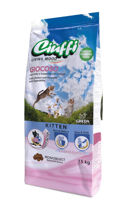 ciuffi dry food for kitten 15kg