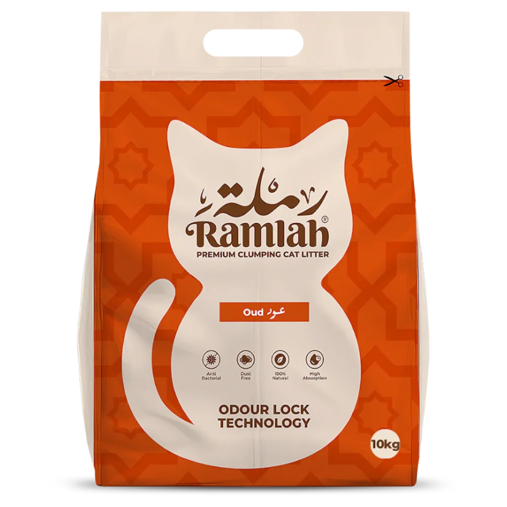 Ramlah premium clumping litter oud 10kg