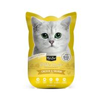 Kit Cat Petite Pouch Wet Cat Food with Chicken & Salmon in Aspic 70 gr