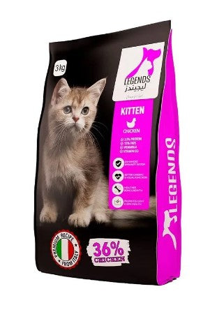 Legends Dry Food with Chicken for Kittens 3kg