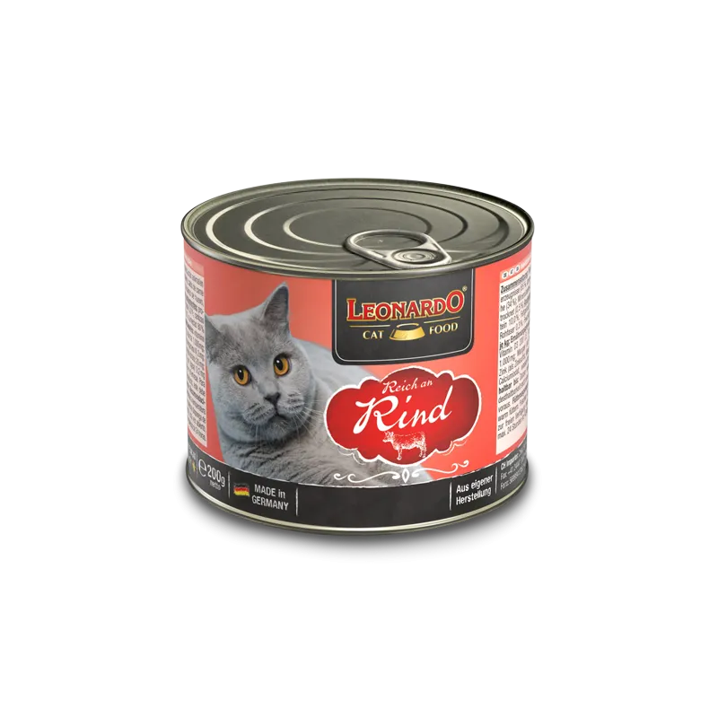 Leonardo Wet Cat Food with Beef 200g