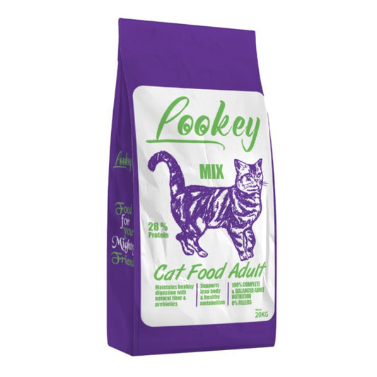 Lookey Mixed Dry Food for Adult Cats 1KG