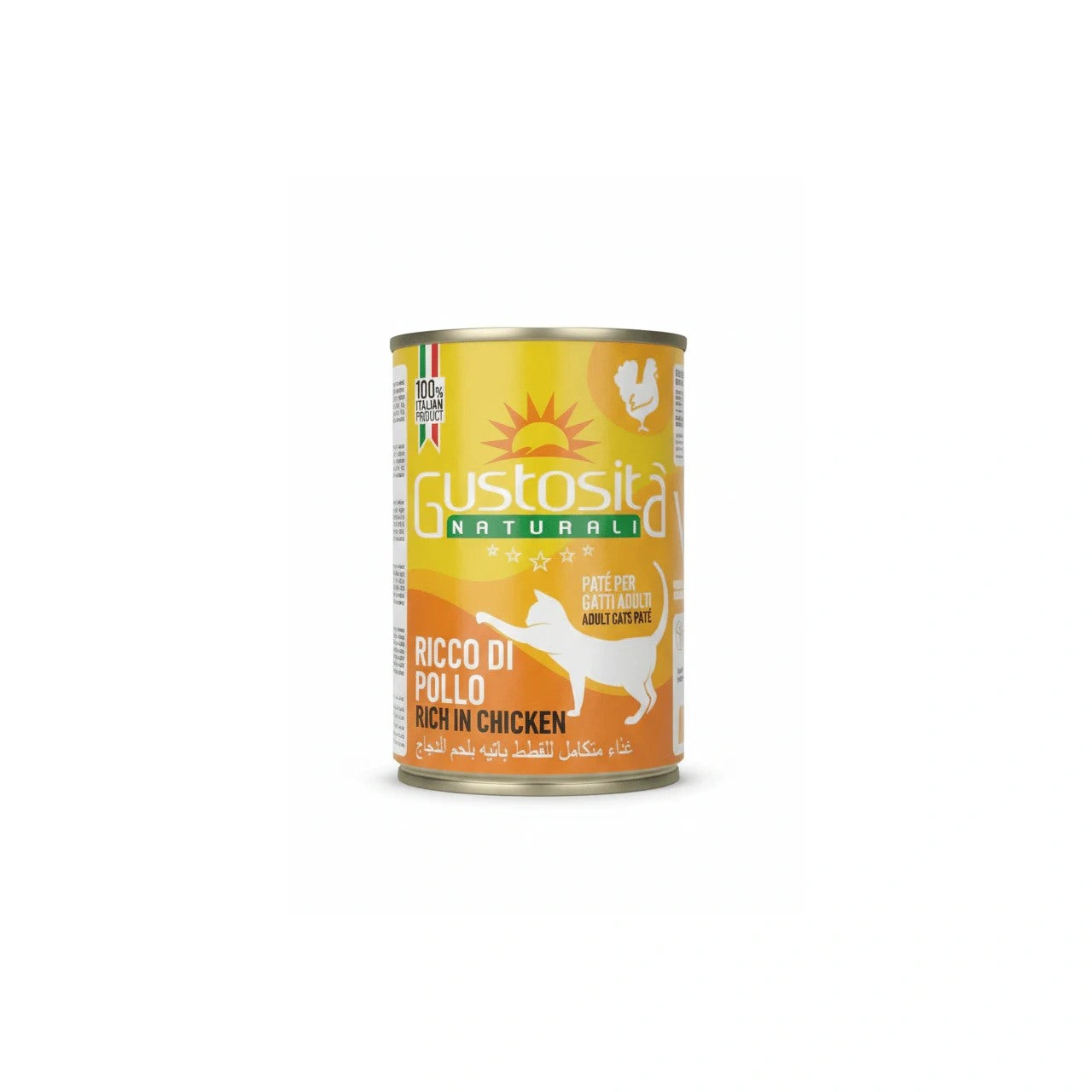 Gustosita wet pate with chicken for cats 400g