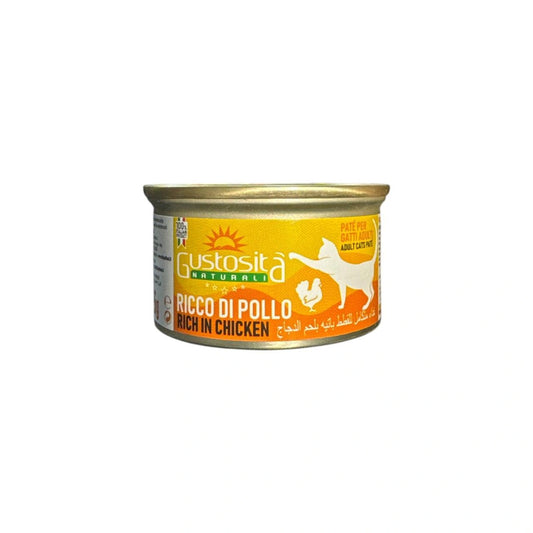Gustosita wet pate with chicken for cats 85g