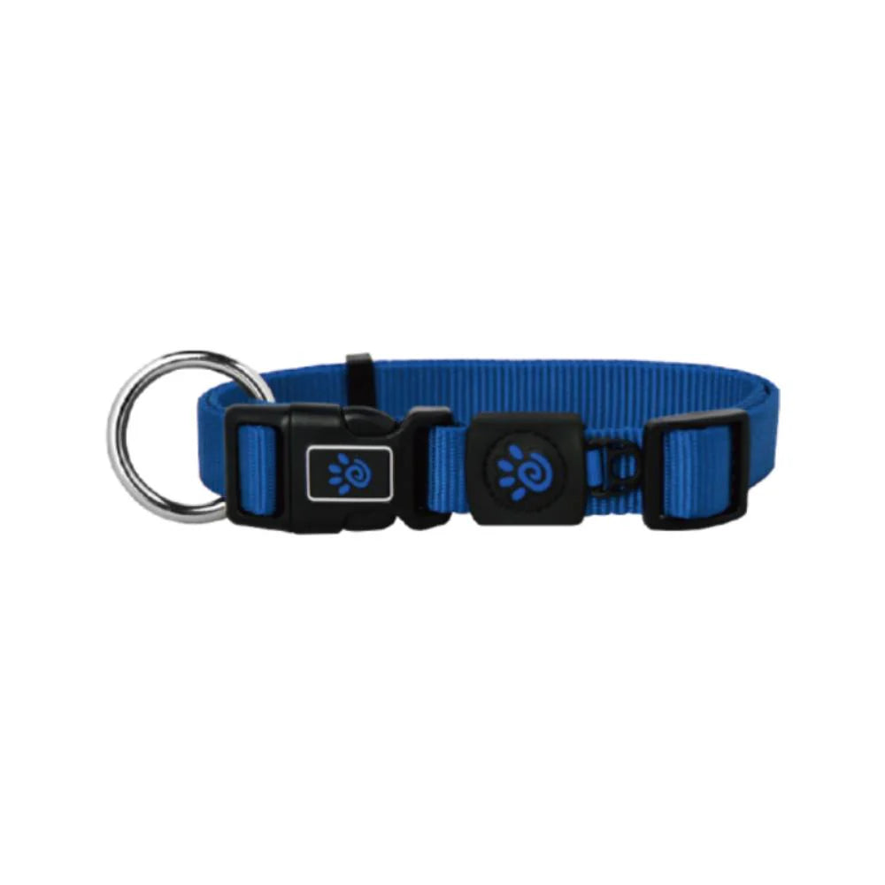DOCO dog collar large Nylon o-ring blue (40-62x2.5cm)