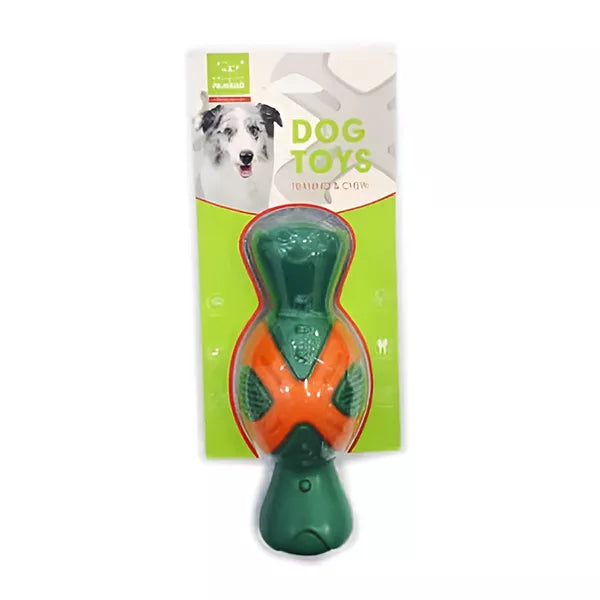 Nunbell Rugby Dumbell Chew Dog Toy