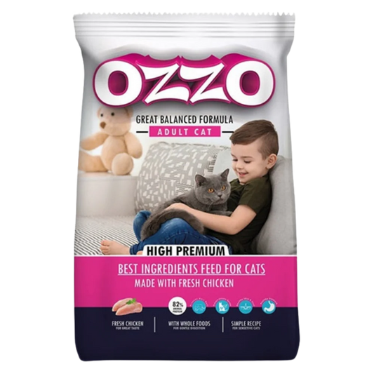 Ozzo Dry Food with Chicken for Sensitive Adult Cats 4kg