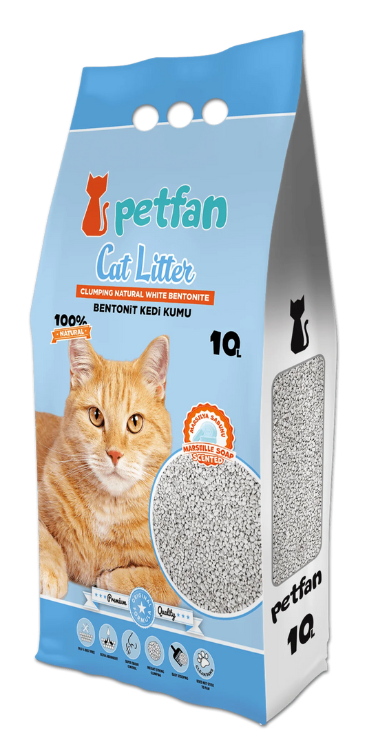Pet fan cat litter soap scented 10L