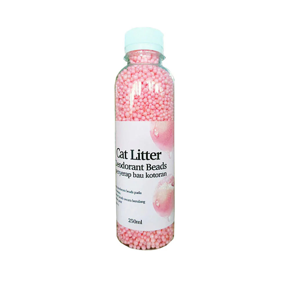 Cat litter deodorant peach