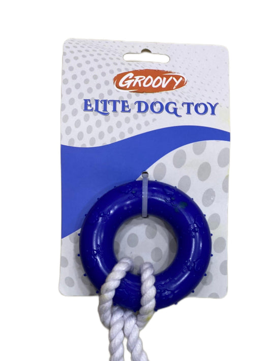 Groovy elite dog ring toy