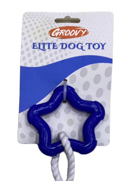 Groovy elite dog star toy