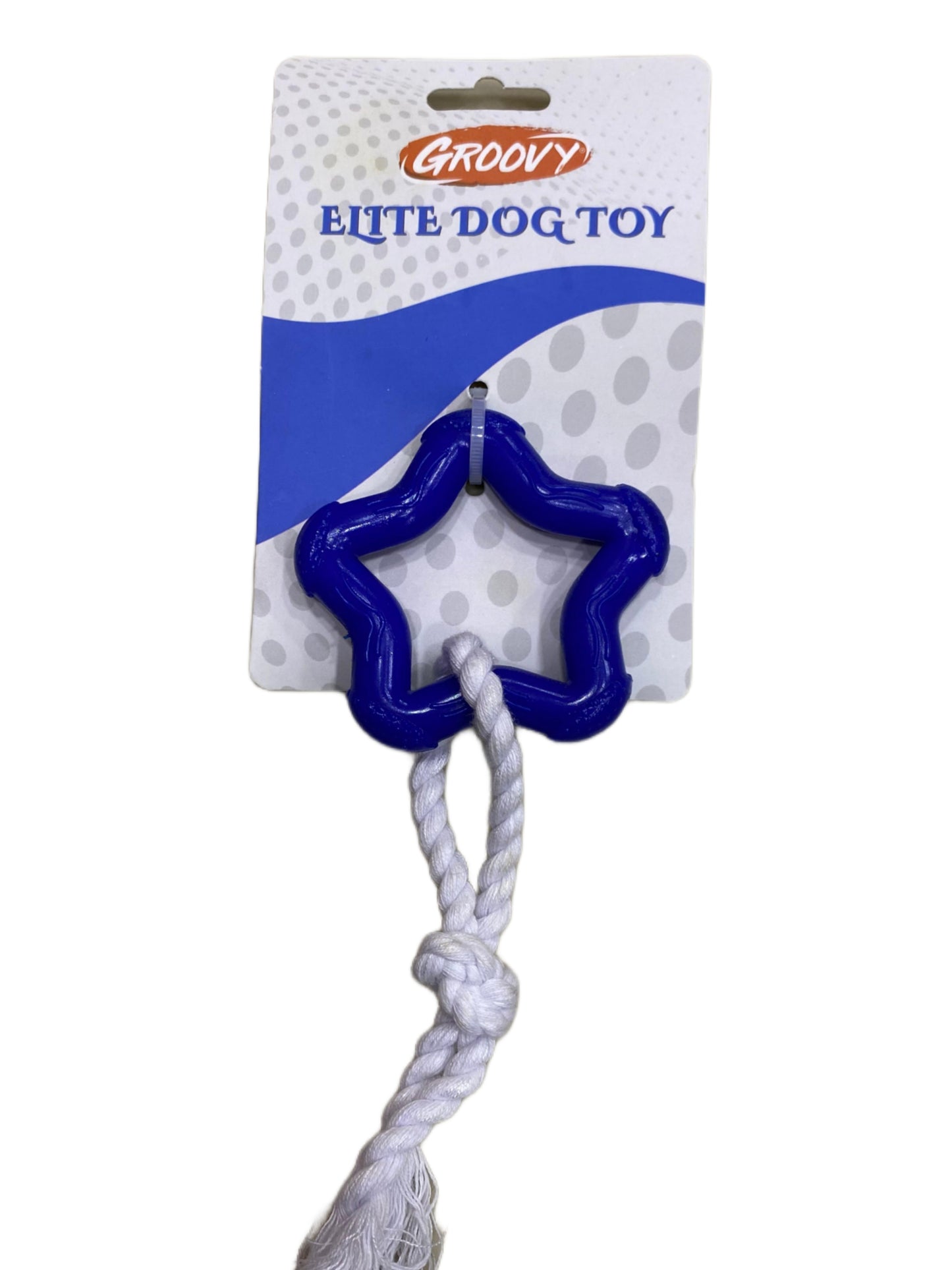 Groovy elite dog star toy