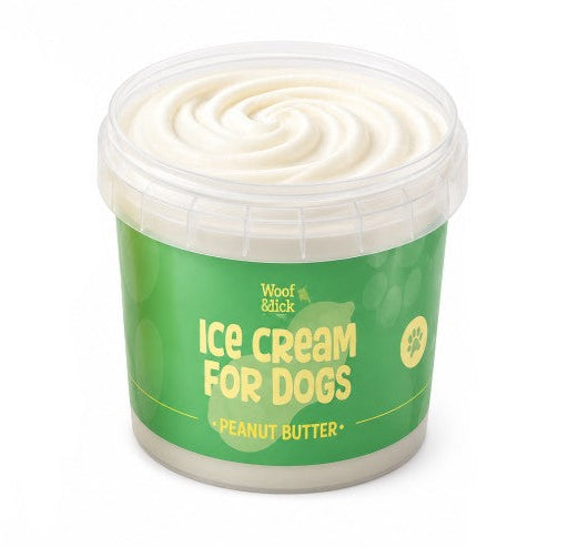 woof & fetch ice cream with peanut butter for dogs 120g