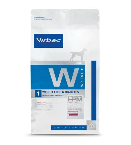 Virbac dry food Weight Loss & Diabetes for dog 7kg