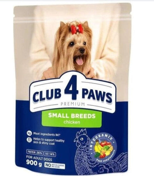 club 4 paws dry food for small breed dogs 900g