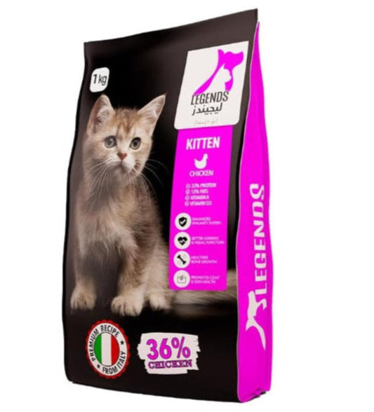 Legends Dry Food with Chicken for Kittens 1kg
