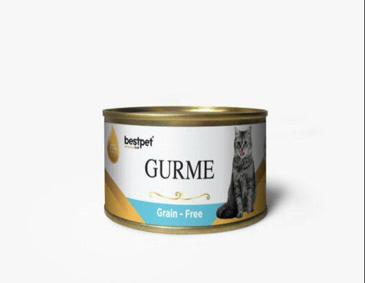 Bestpet Gurme Wet Food Chunks with Tuna & Anchovy in Jelly for Adult Cats