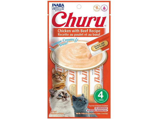 Inaba Churu Creamy Chicken & Beef Cat Treats