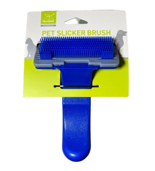 Nunbell blue & gray small brush