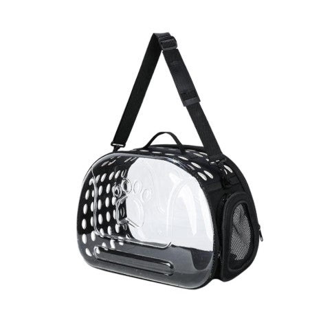bag for cat & mini dog black