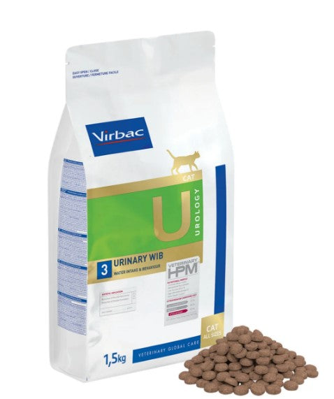Virbac dry food Urology Urinary WIB for cat 1.5K