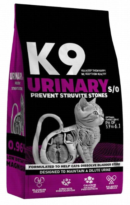 K9 Urinary S O Dry Cat Food 2kg