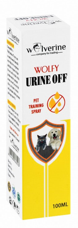 Wolverine Wolfy Urine Off Pet Training Spray 100ml