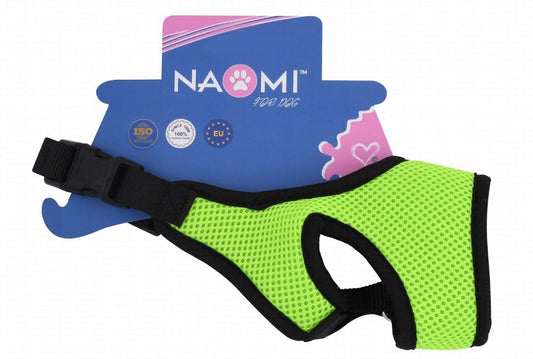 naomi xs black & green dog harness