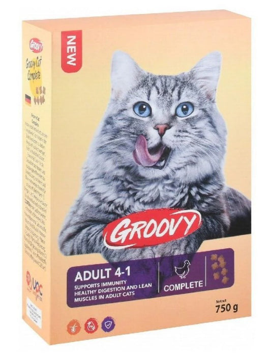 Groovy Dry Food with Chicken for Adult Cats (1-4 Years)750 gr