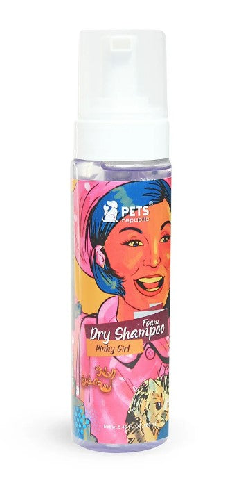 Pets Republic Antibacterial Pet Foam Shampoo Pinky Girl Scent250 ml