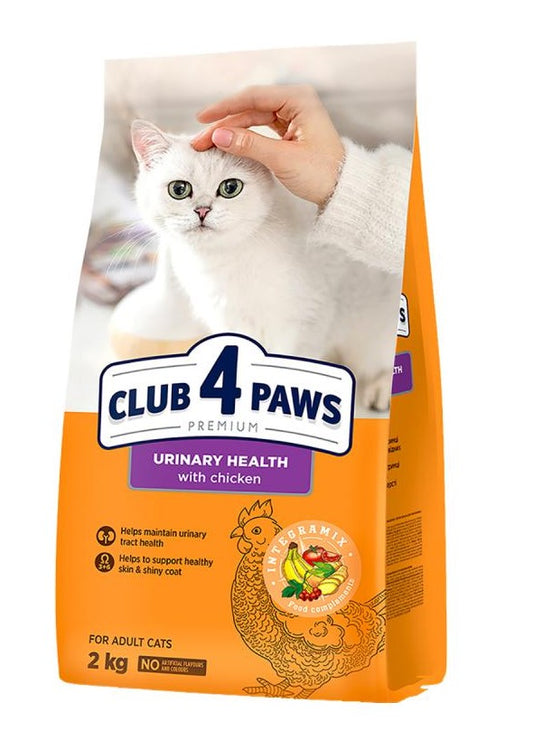 Club 4 Paws Urinary Health Dry Food with Chicken for Adult Cats 2k