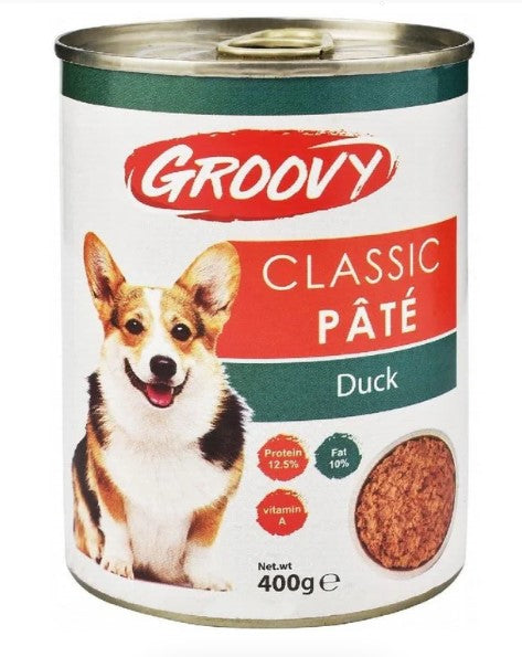 Groovy Classic Dog Pate with Duck400 gr